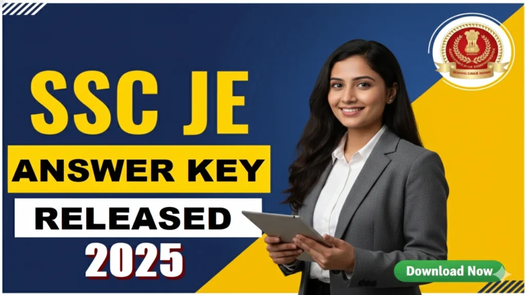 SSC JE Answer Key 2025