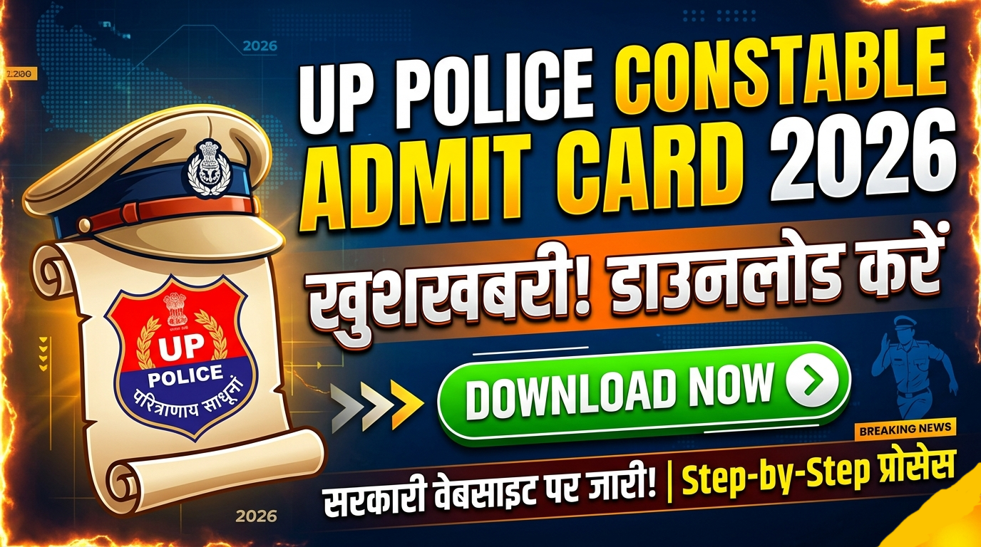 UP Police Constable Admit Card 2026